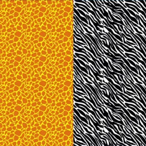 CARTULINA ENTRETENDIA BRILLANTE JIRAFA CEBRA 50X65