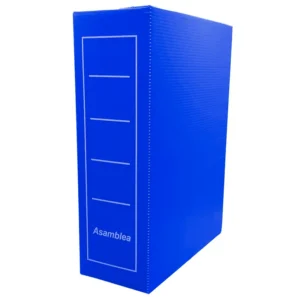 CAJA DE ARCHIVO LEGAJO 12 AZUL