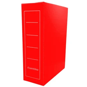 CAJA DE ARCHIVO LEGAJO 12 ROJA
