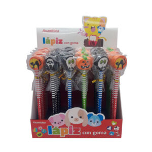 LAPIZ CON GOMA HALLOWEN 2