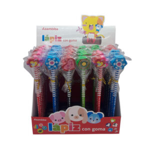 LAPIZ CON GOMA COPO DE NIEVE