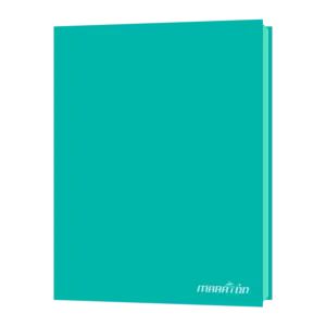 CUADERNO 16X21 TAPA FLEXIBLE (PAPEL DE COLOR) 48 HS LISO VERDE