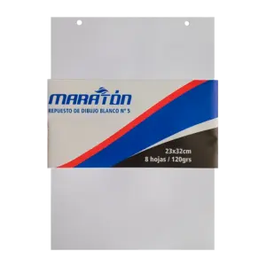 REPUESTO MARATON Nº 5 DIBUJO BLANCO 8 HS