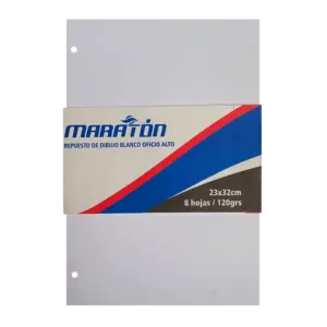 REPUESTO MARATON Nº 5 DIBUJO BLANCO 8 HS ALTO