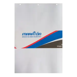 REPUESTO MARATON Nº 6 DIBUJO BLANCO 8 HS