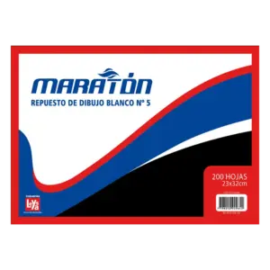 REPUESTO MARATON Nº 5 DIBUJO BLANCO 200 HS
