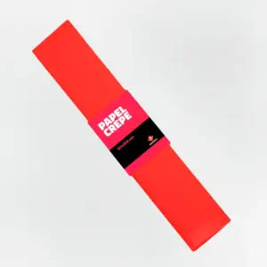 PAPEL CREPE ROJO 50X200