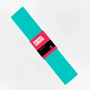 PAPEL CREPE TURQUEZA 50X200