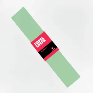 PAPEL CREPE VERDE CLARO 50X200