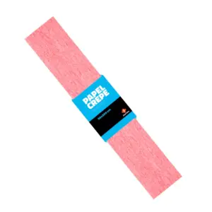 PAPEL CREPE PERLADO ROSA 50X150