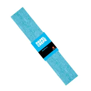 PAPEL CREPE PERLADO CELESTE 50X150