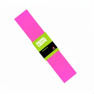 PAPEL CREPE FLUO ROSA 50X150