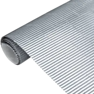 CARTON MICROCORRUGADO METALIZADO PLATA 50X70