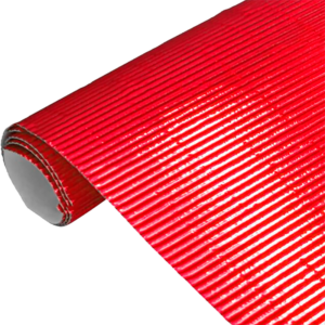 CARTON MICROCORRUGADO METALIZADO ROJO 50X70