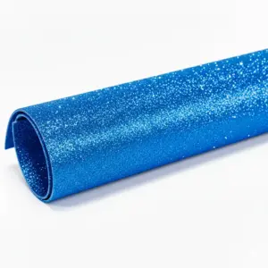 GOMA EVA GLITTER AZUL 1,7 MM 60X40