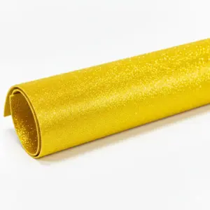 GOMA EVA GLITTER AMARILLO 1,7 MM 60X40
