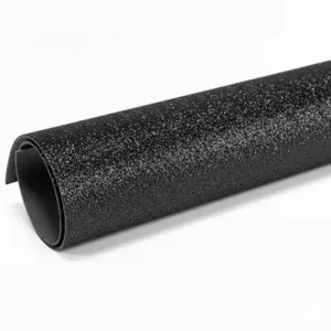 GOMA EVA GLITTER NEGRO 1,7 MM 60X40