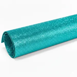 GOMA EVA GLITTER TURQUESA 1,7 MM 60X40