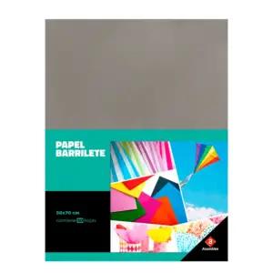 PAPEL SEDA IMPRESO PLATA 50X70