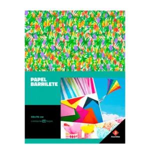 PAPEL SEDA IMPRESO FLORES 50X70
