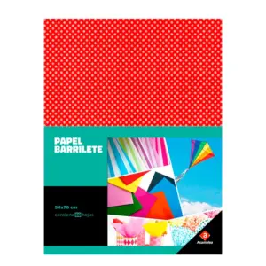 PAPEL SEDA IMPRESO LUNARES 50X70