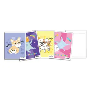 CUADERNO 16X21 TAPA FLEXIBLE MARATON ANIMALES 48 HS LISO CON MARCO