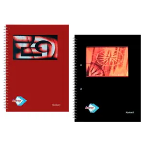 CUADERNO KING ABSTRACT 20X28 ESP 80 HS CUADRICULADO