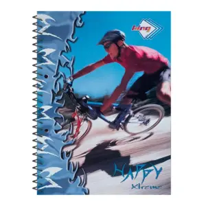 CUADERNO KING XTREME 20X28 ESP 80 HS CUADRICULADO