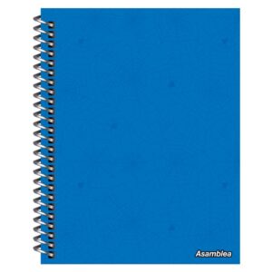 CUADERNO ASAMBLEA 21 X 27 TAPA DURA 60 HC AZUL
