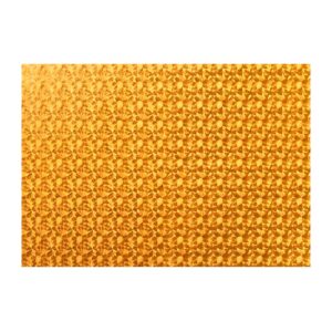 GOMA EVA FACETADO METALIZADO ORO 1,7 MM 60X40