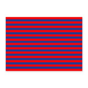 GOMA EVA RAYAS MULTICOLOR AZUL / ROJO 60X40