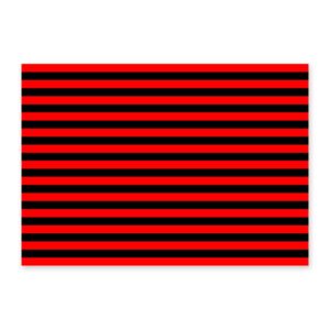GOMA EVA RAYAS MULTICOLOR NEGRO / ROJO 60X40